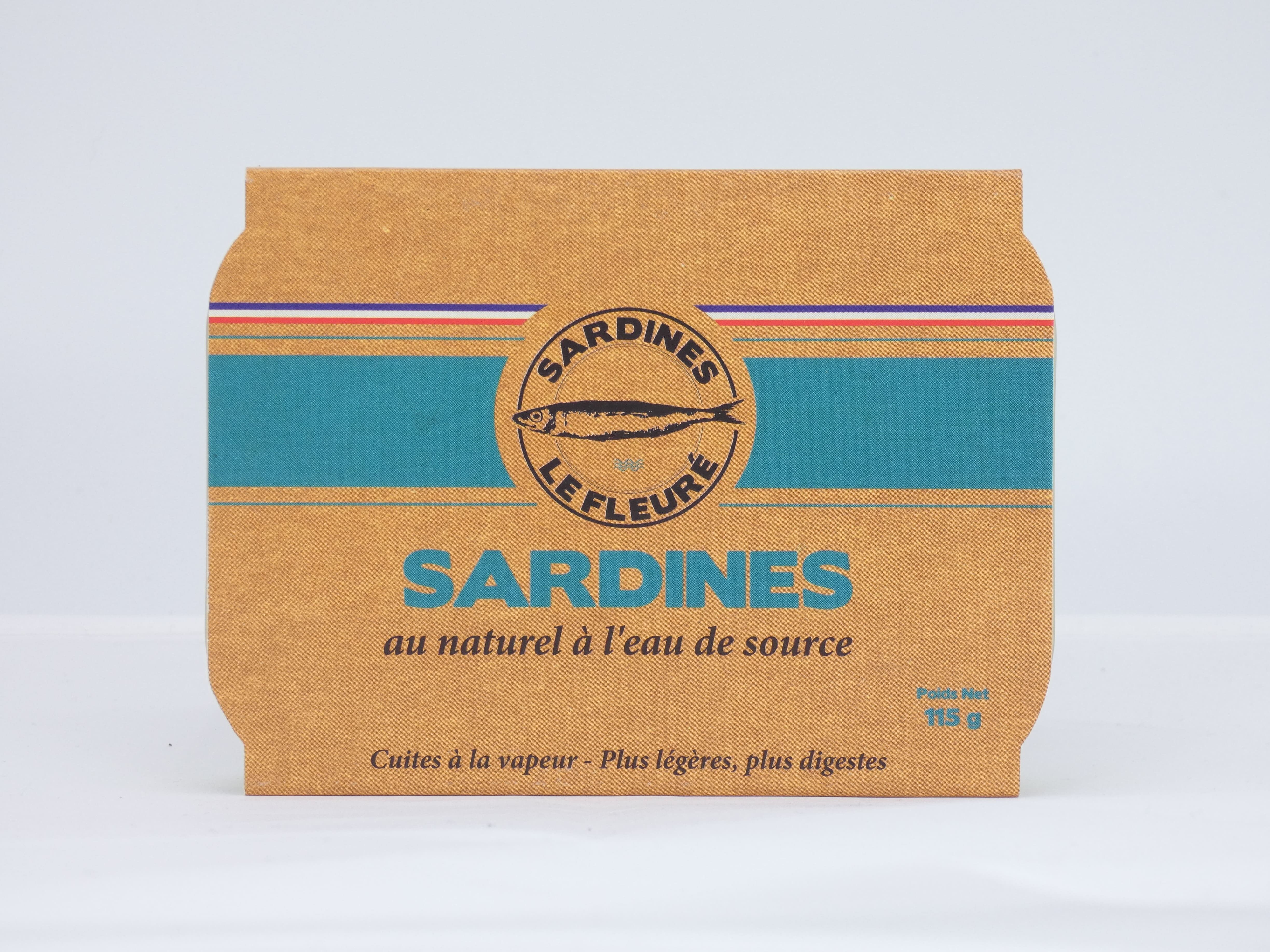 Sardine in scatola in acqua di sorgente (per fritture in padella o rillettes)