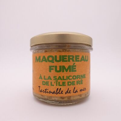 Rillette de caballa ahumada con salicornia de Ile de Ré