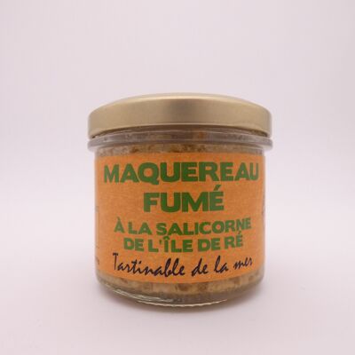 Geräuchertes Makrelen-Rillette mit Salicornia von der Ile de Ré