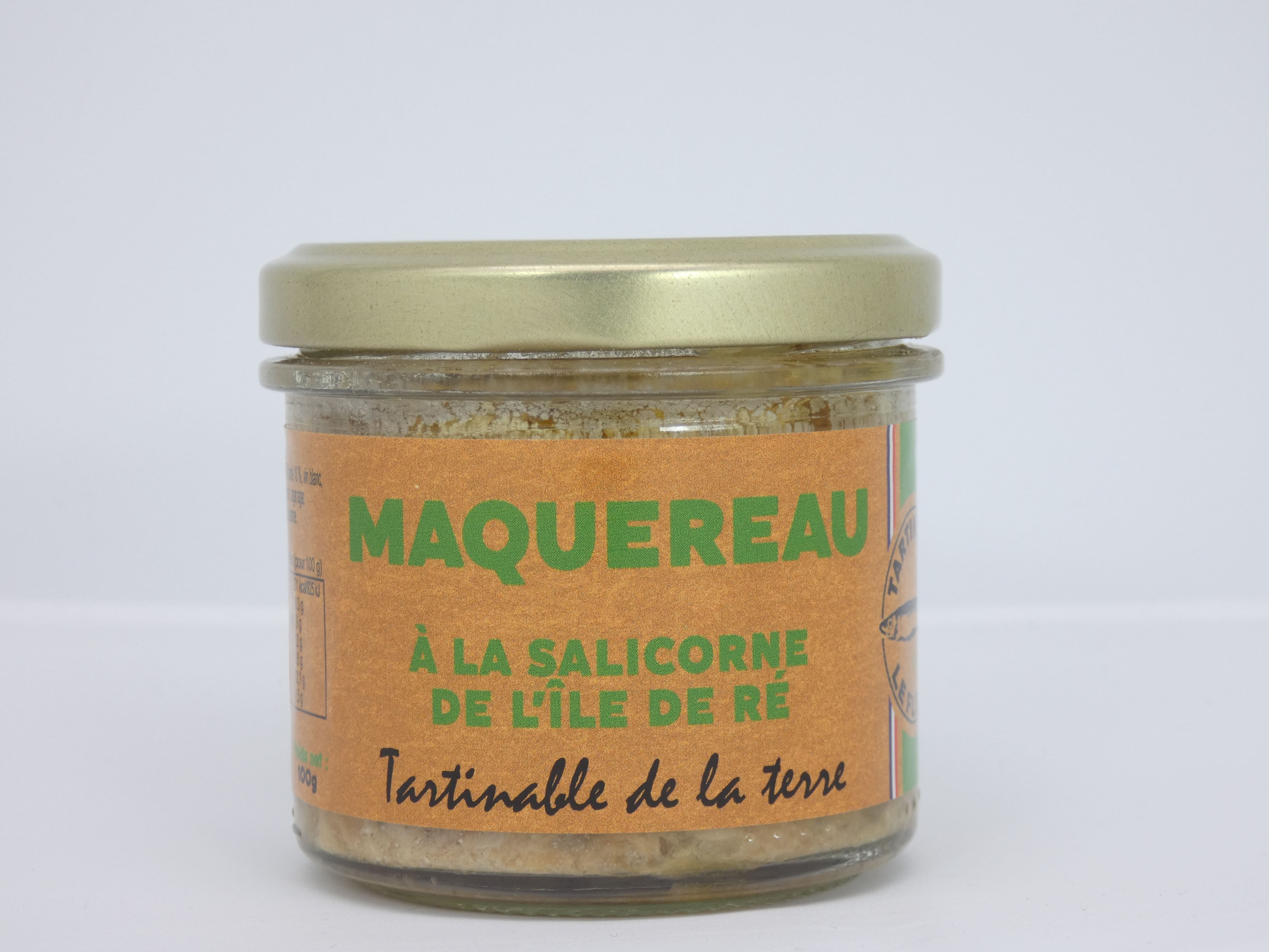 Geräuchertes Makrelen-Rillette mit Salicornia von der Ile de Ré