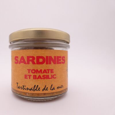 Sardine rillette with tomato & basil