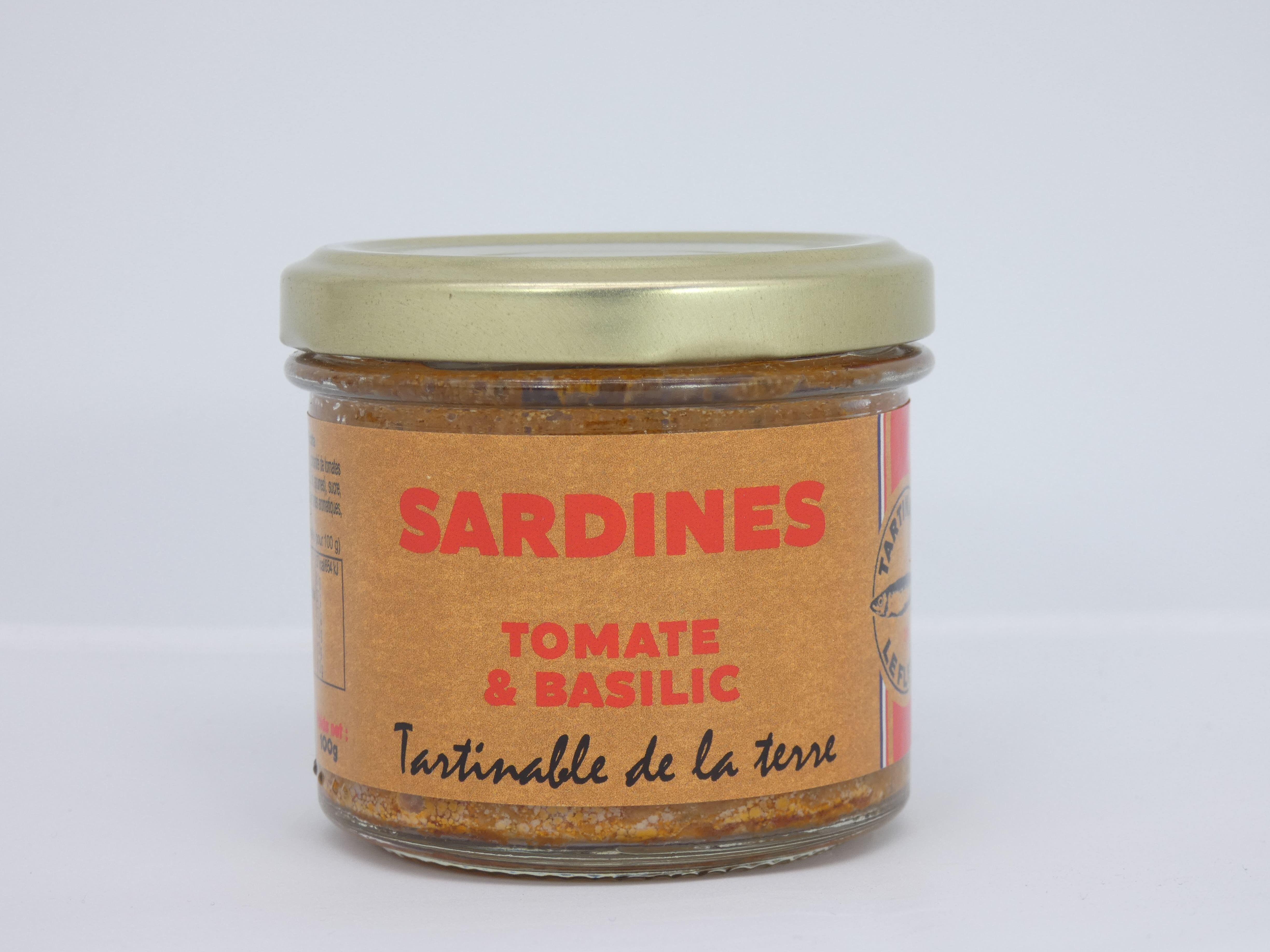 Sardinen-Rillette mit Tomaten und Basilikum