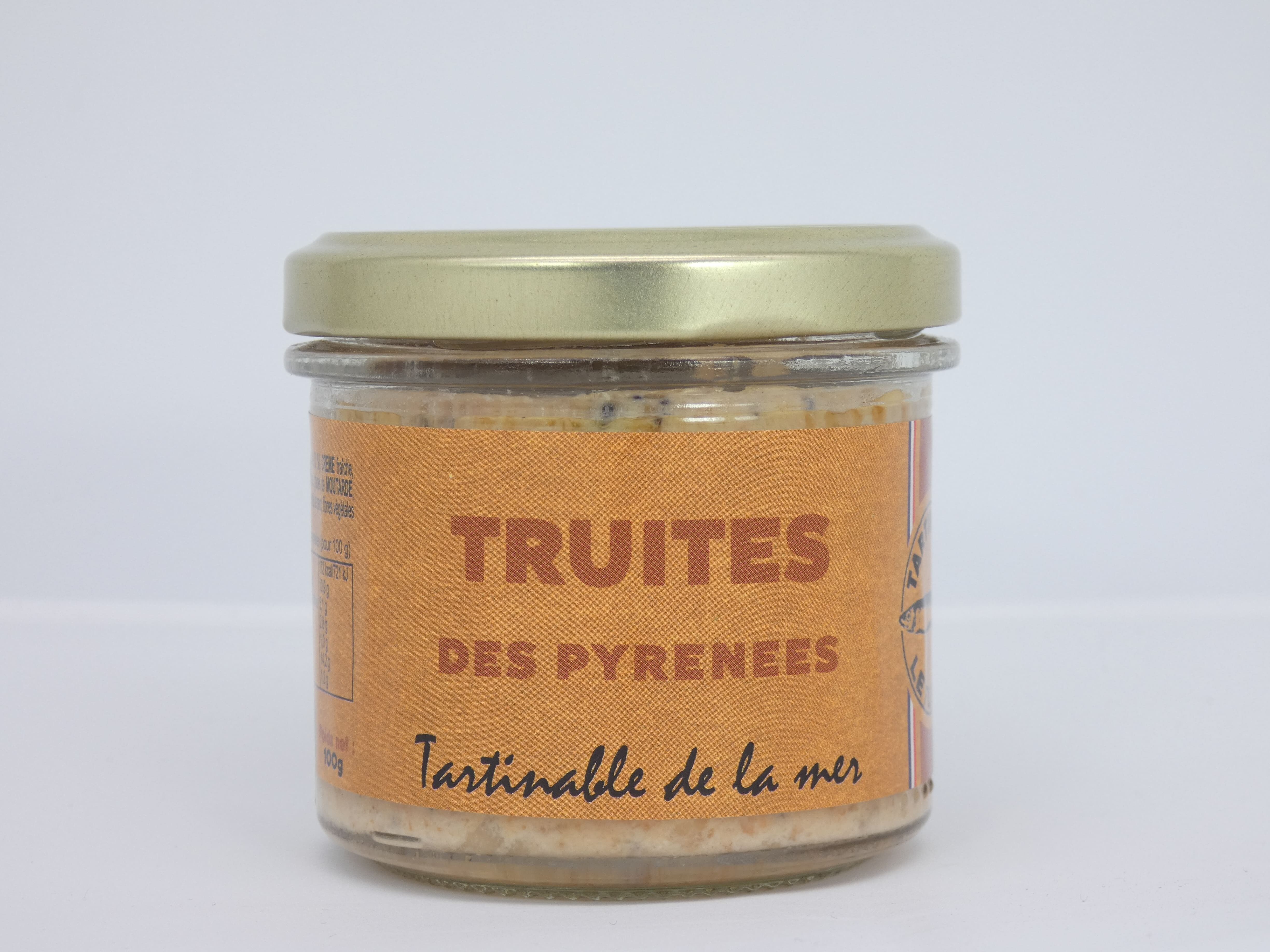 Geräucherte Pyrenäenforellen-Rillettes mit Jurançon-Wein