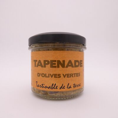 Tapenade aus grünen Oliven