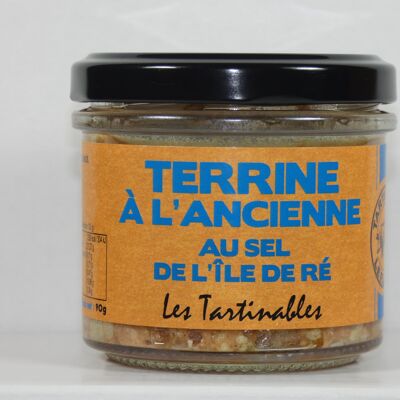 Traditional terrine with Ile de Ré salt