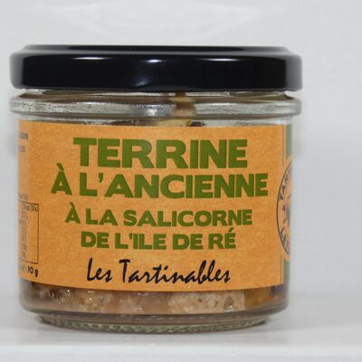 Old-fashioned terrine with glasswort from the Ile de Ré