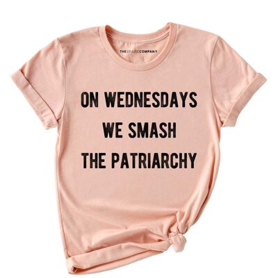 On Wednesdays We Smash The Patriarchy - Unisex Fit Feminist T-Shirt