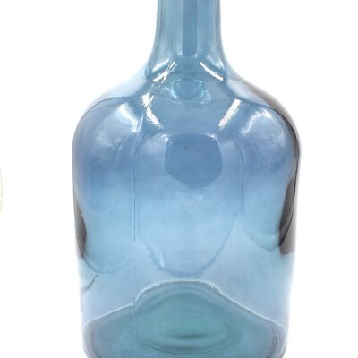 Botella retro 44cm gris azulado