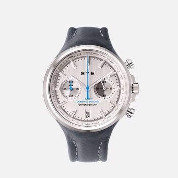 MOT1ON Chronograph [Silver edition] - Petroleum 1