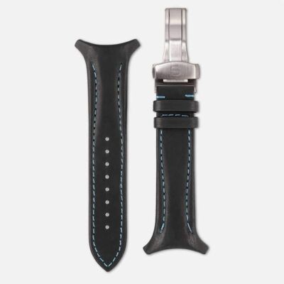 Fastback Premium strap [Carbon black] - Strap + folding clasp