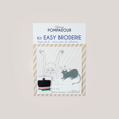 Recharge  EASY BRODERIE - Aloyse Mendoza - Nenette et chat