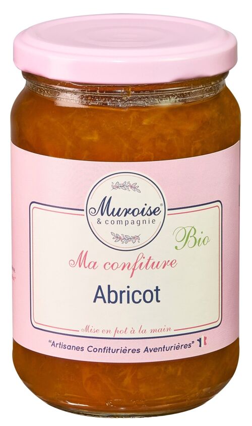 Confiture artisanale d'abricot bio - 350 g