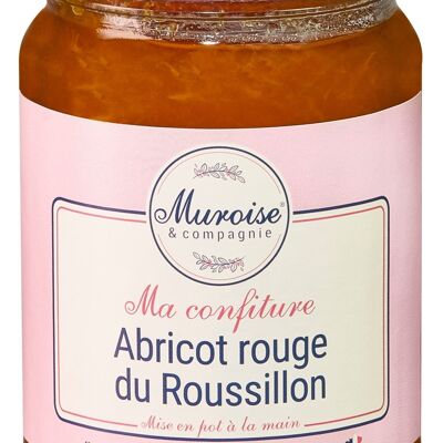 Confiture artisanale d'abricot rouge du Roussillon - 350 g