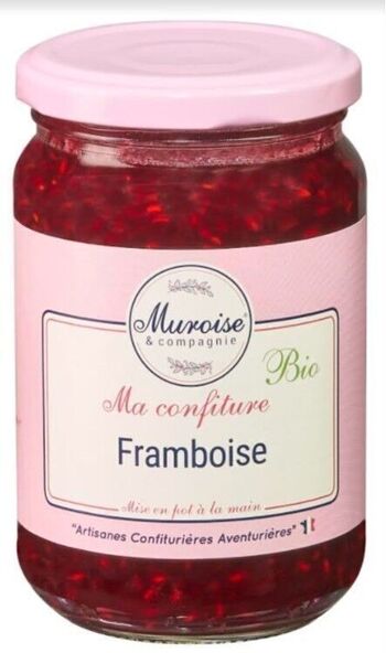 Confiture artisanale de framboise bio - 350 g 1