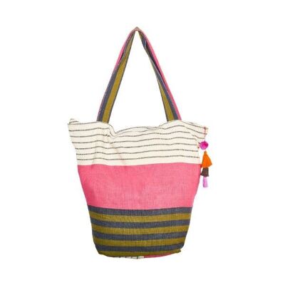 Salsa bag | pompom bag | pink