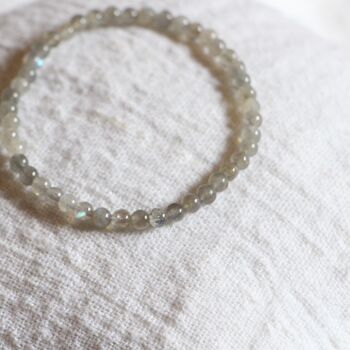 Bracelet en pierre naturelle Labradorite 2