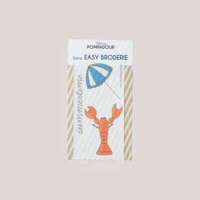 Recharge  EASY BRODERIE- Homard- summertime