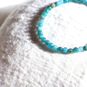 Bracelet en pierre naturelle Apatite 3