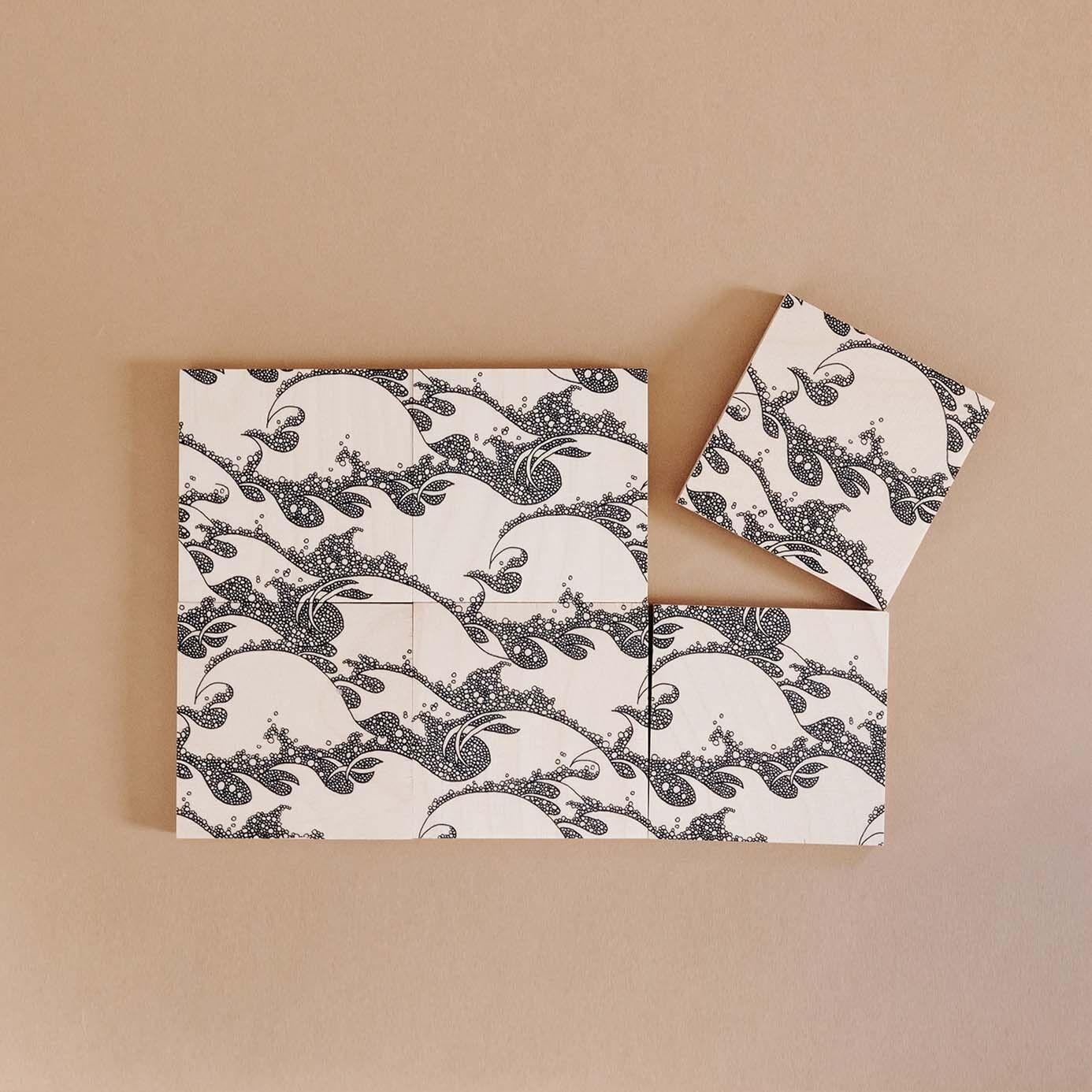 Untersetzer # 33 Wellen