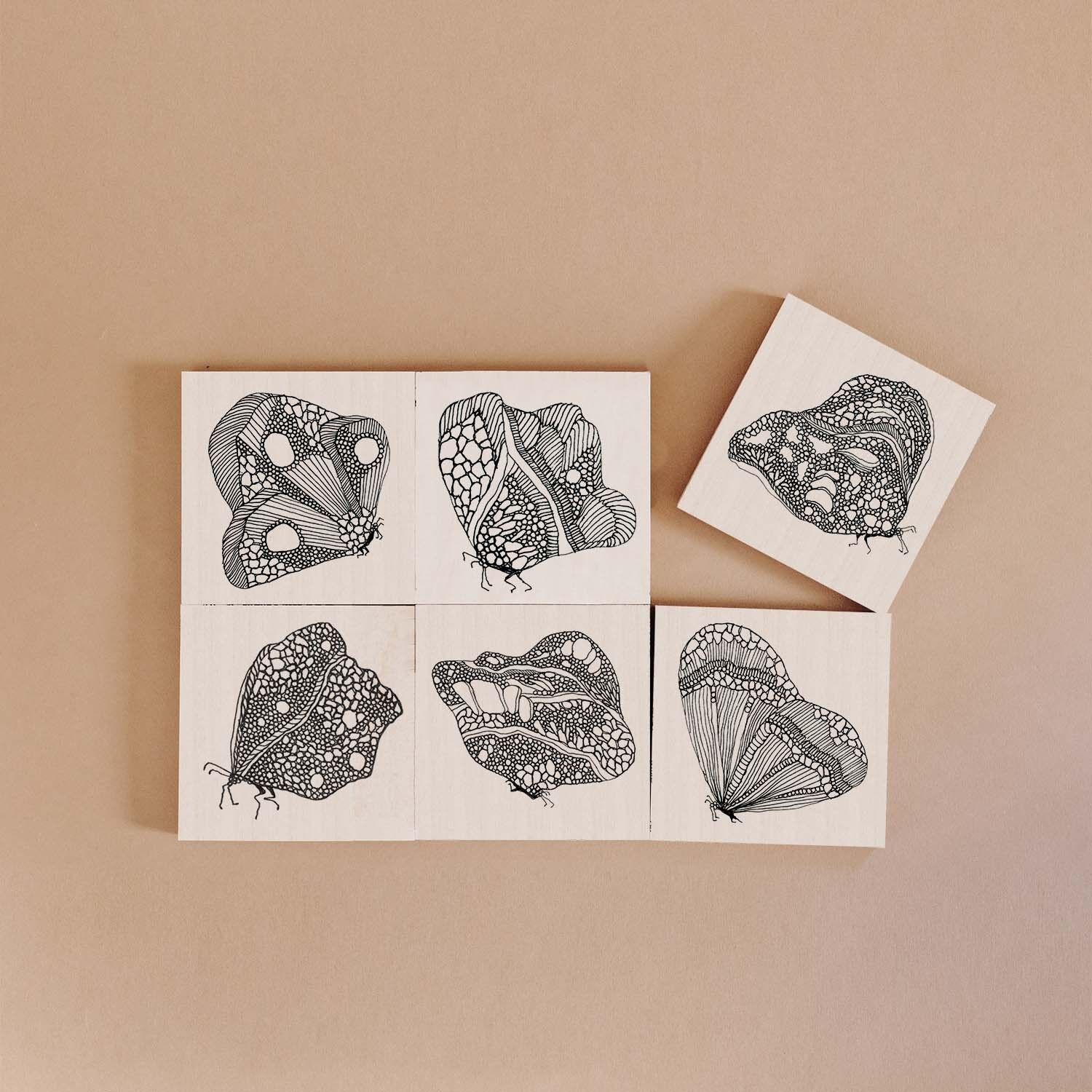 Schmetterlinge Untersetzer