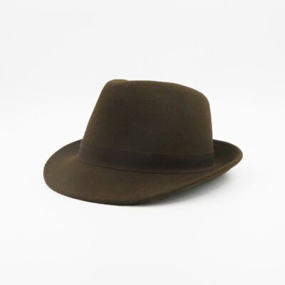 Dunkelbrauner Trilby T 55