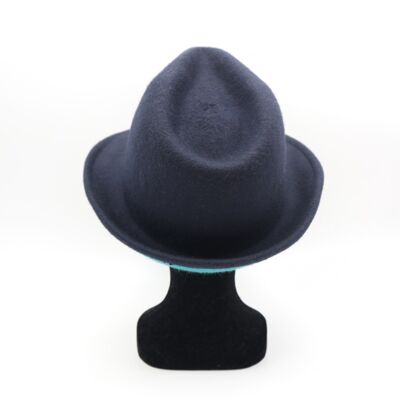 DOPPEL Marine / Türkis Trilby T57