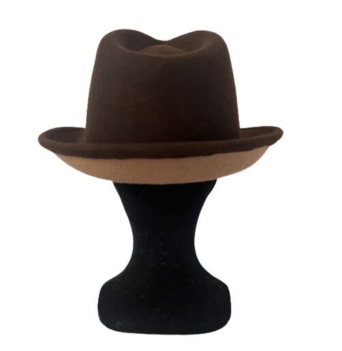 Trilby DOUBLE Marron / Camel T59