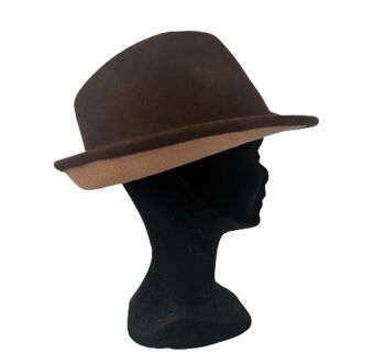 Trilby DOUBLE Marron / Camel T59 2