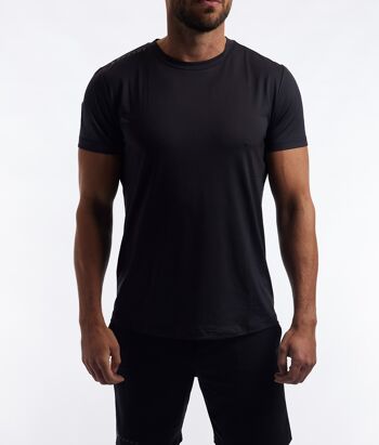 T-shirt Clean Homme Noir 2