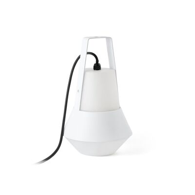 Lampe de jardin portable LUZA blanche