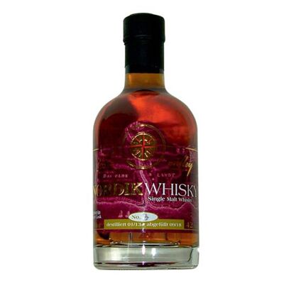 Whisky della Valle dell'Elba botte di vino rosso 350 ml