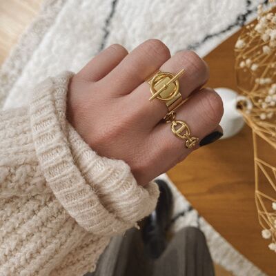 LUCIE RING - GOLD COLOR