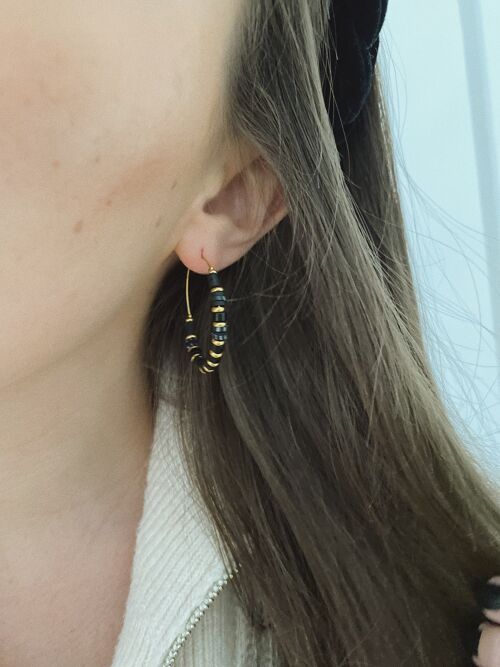 Boucles d'oreilles sigrid - couleur or