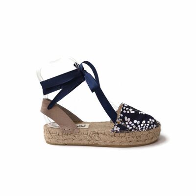 Blue blossom espadrilles