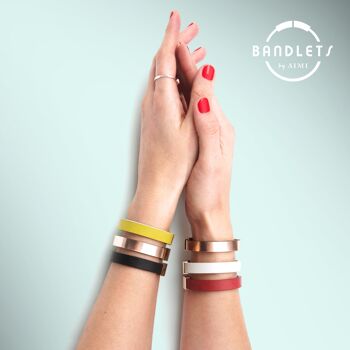 FAIT MAIN EN ALLEMAGNE | BANDIES - bracelet en cuir, bijoux, jonc, or rose 7