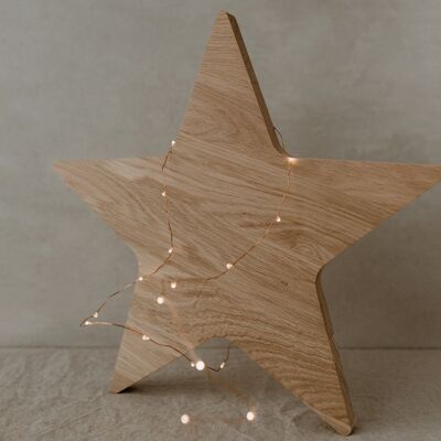 Board star made of oak (PU = 4 pieces) RAW