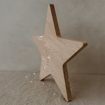 Planche étoile en chêne (PU = 4 pièces) RAW 2