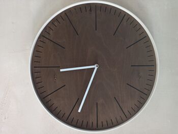 horloge simple wengé Aiguille Blanche 40cm 7