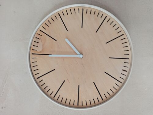 Blank simple clock 30cm