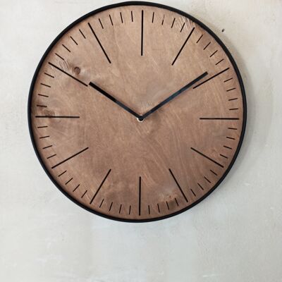 Walnut simple clock 30cm