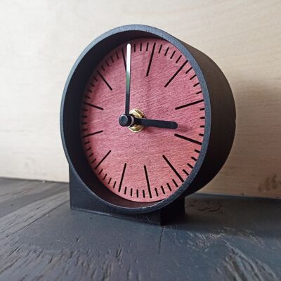 pequeño reloj de escritorio VERDE Aguja Negra 10 cm y la base 7x4x3cm
