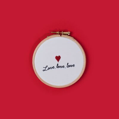 EASY EMBROIDERY refill - Love, love, love