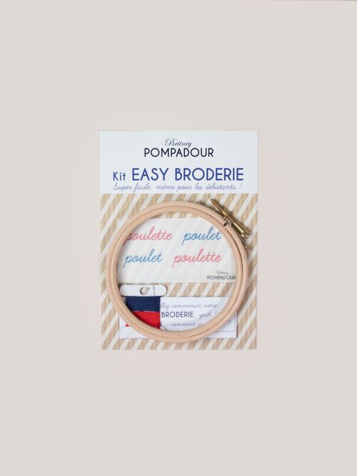Kit EASY BRODERIE - Poulette