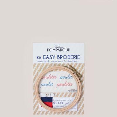 Kit EASY BRODERIE - Poulette