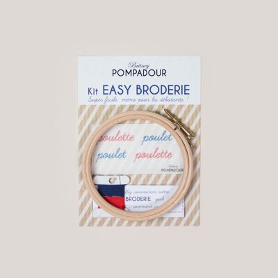 Kit EASY BRODERIE - Poulette