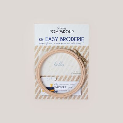 EASY EMBROIDERY Kit - Hello