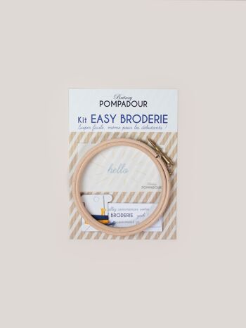 Kit EASY BRODERIE  - Hello 1