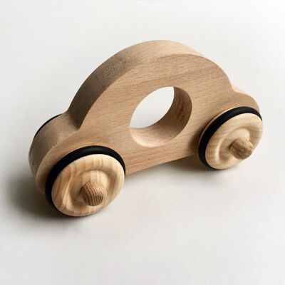 Small wooden Anatole car - Raw wood