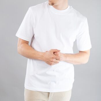 T-shirt col montant Mico - blanc 2