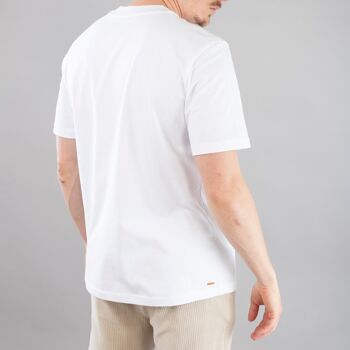 T-shirt col montant Mico - blanc 5
